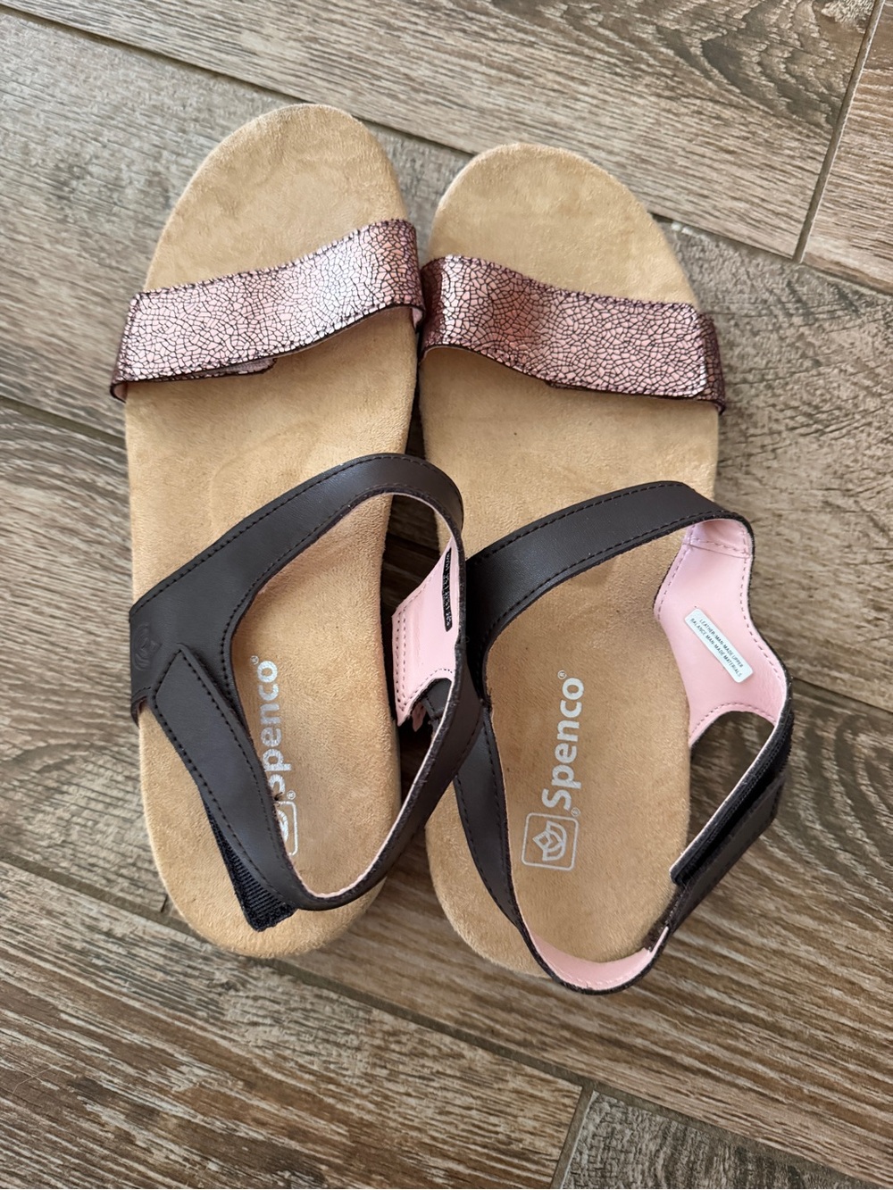 Spenco pink sandals 10